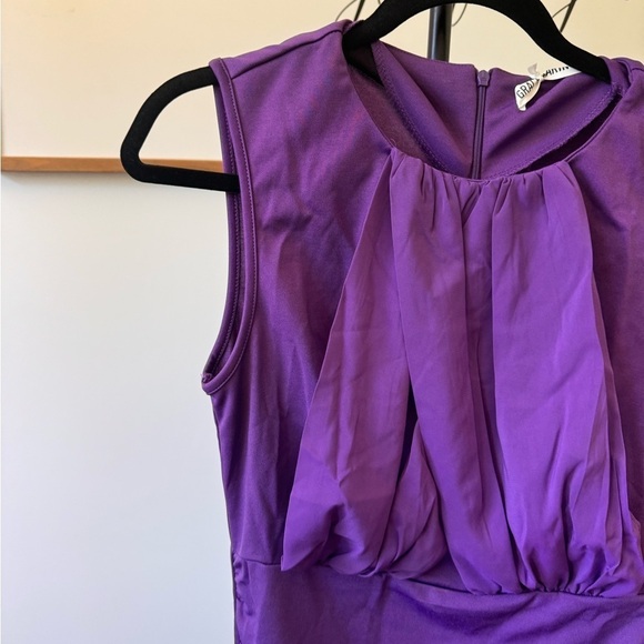 NWT GRACE KARIN Women's Ruched Bodycon Dress Summer Sleeveless Front Drape - Picture 3 of 8